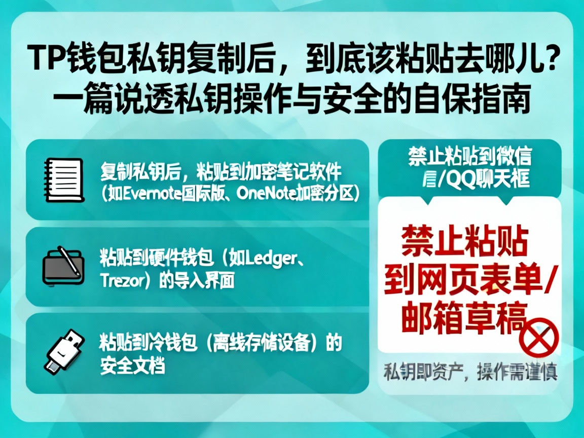 TP钱包私钥复制后，到底该粘贴去哪儿？一篇说透私钥操作与安全的自保指南