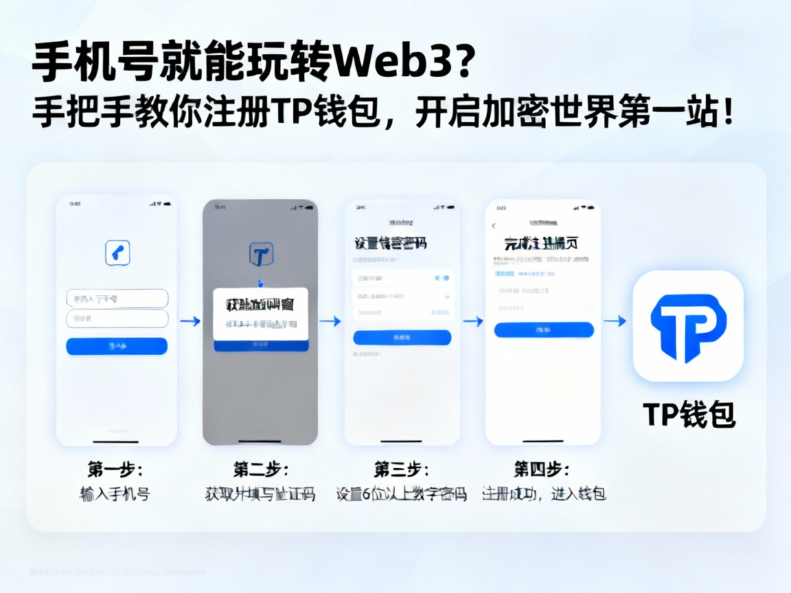 手机号就能玩转Web3？手把手教你注册TP钱包，开启加密世界第一站！