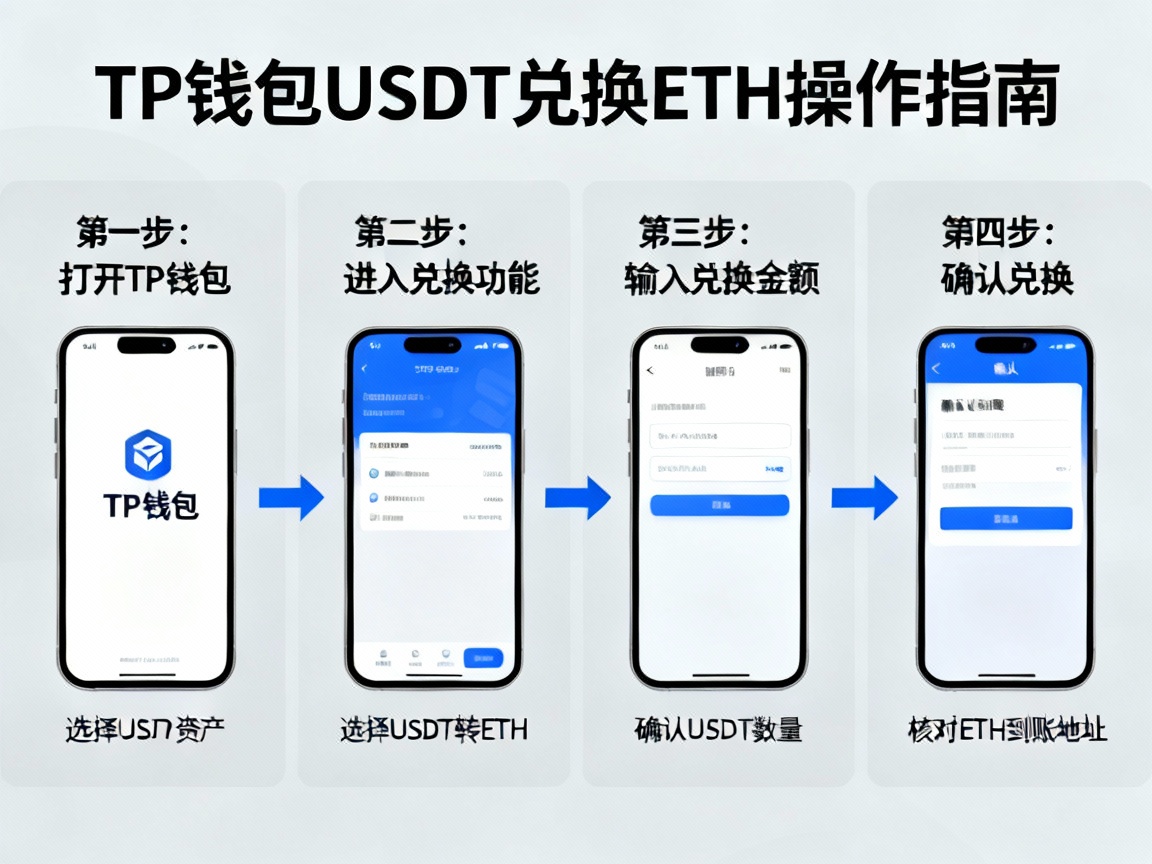 从稳定币到以太坊，手把手教你将TP钱包的USDT兑换成ETH