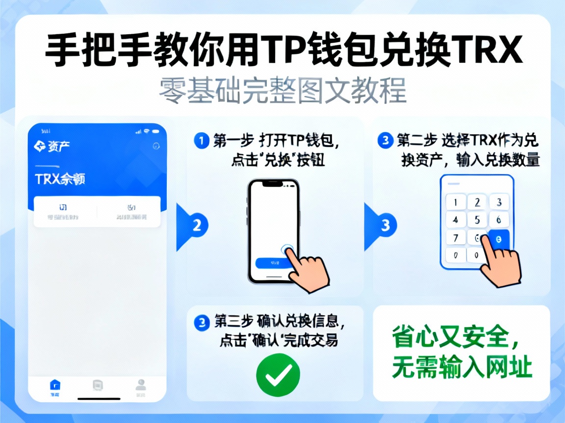 手把手教你用TP钱包兑换TRX，零基础完整图文教程，省心又安全