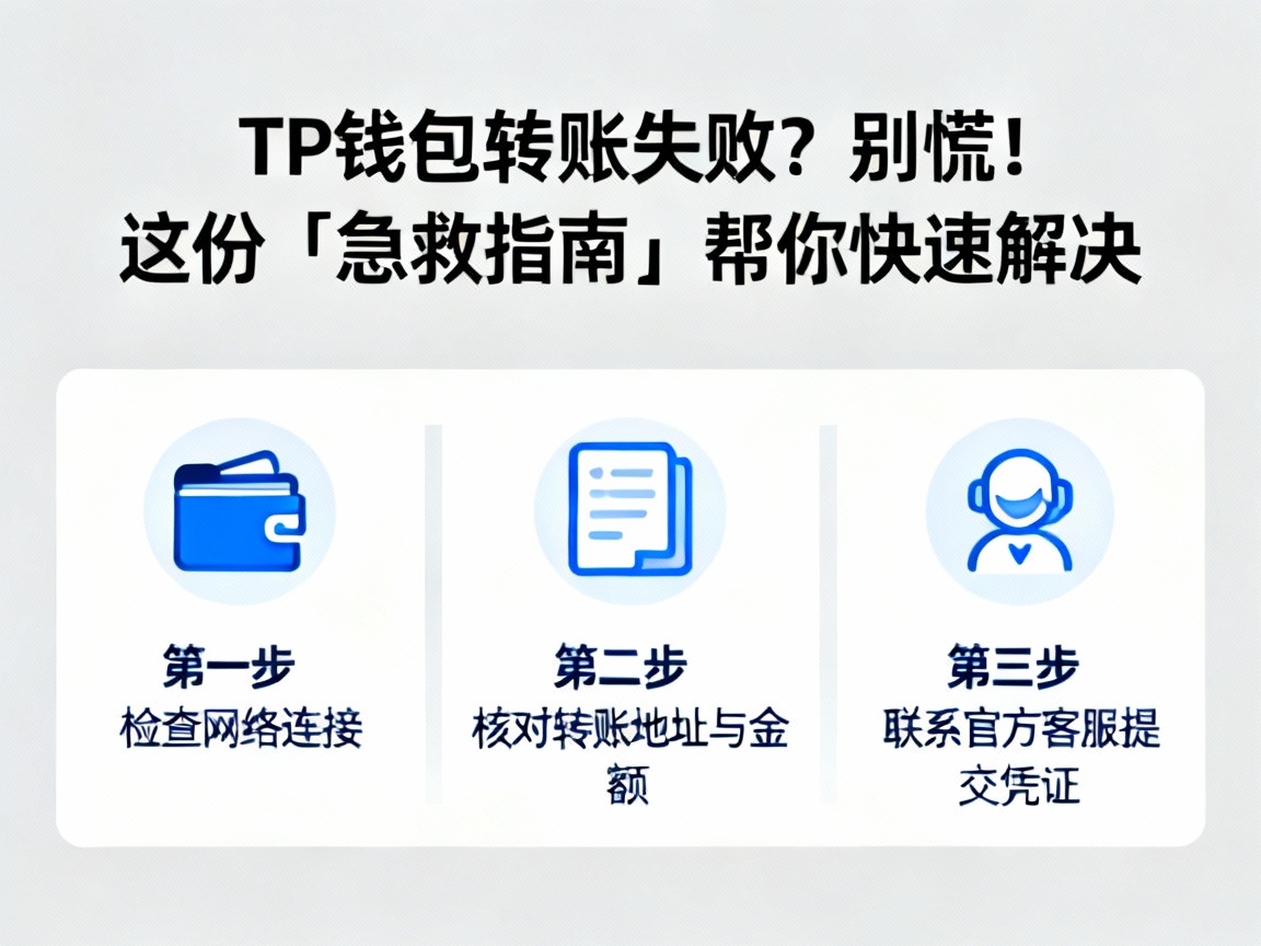 TP钱包转账失败？别慌！这份「急救指南」帮你快速解决