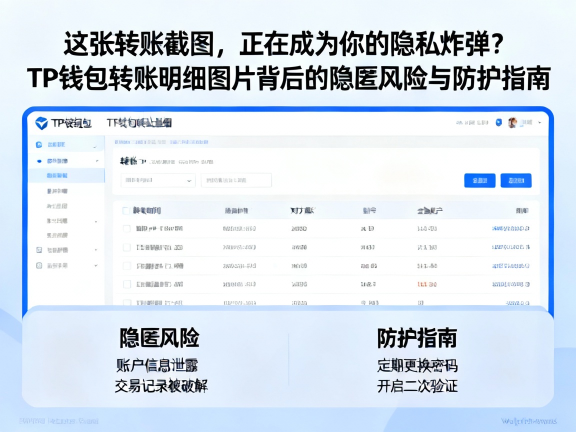 这张转账截图，正在成为你的隐私炸弹？TP钱包转账明细图片背后的隐匿风险与防护指南