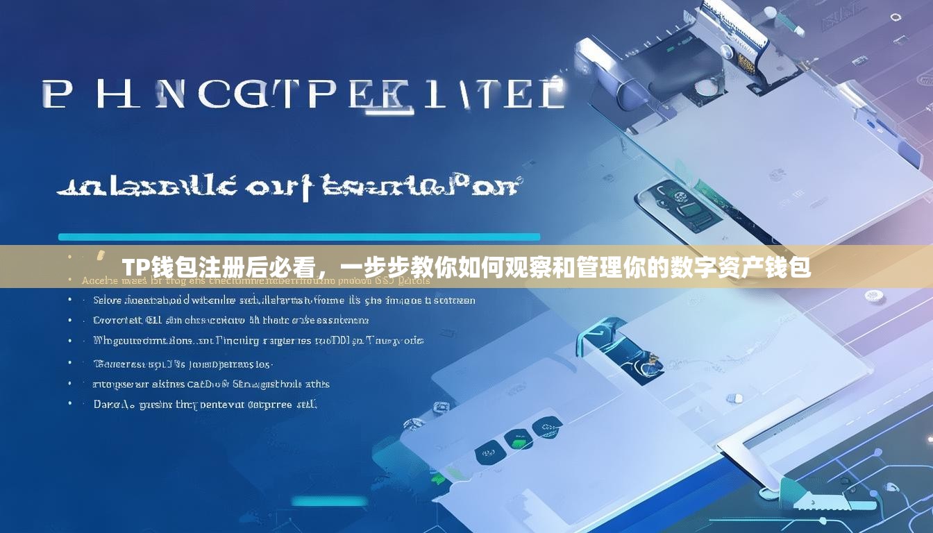 TP钱包注册后必看，一步步教你如何观察和管理你的数字资产钱包