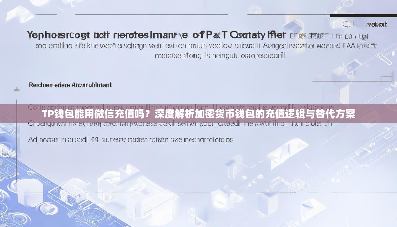 TP钱包能用微信充值吗？深度解析加密货币钱包的充值逻辑与替代方案