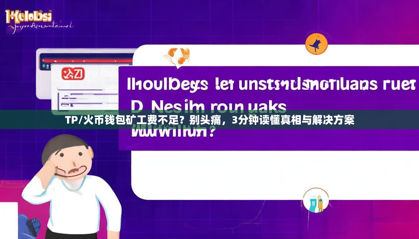 TP/火币钱包矿工费不足？别头痛，3分钟读懂真相与解决方案