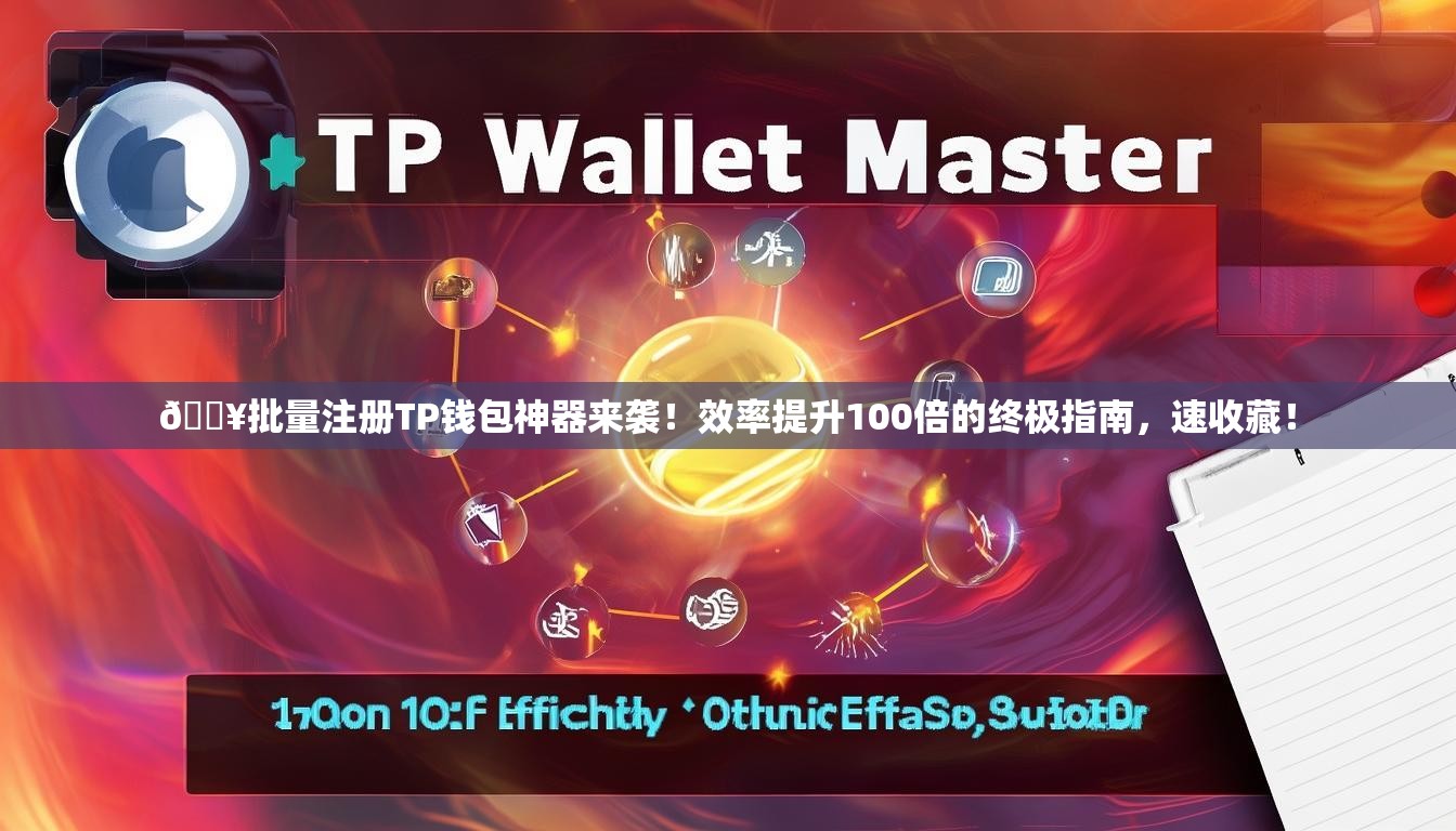 🔥批量注册TP钱包神器来袭！效率提升100倍的终极指南，速收藏！