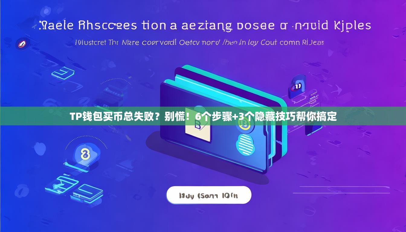 TP钱包买币总失败？别慌！6个步骤+3个隐藏技巧帮你搞定