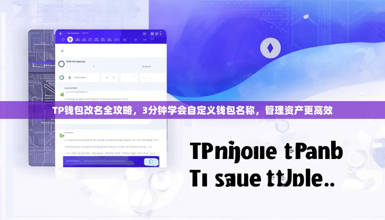 TP钱包改名全攻略，3分钟学会自定义钱包名称，管理资产更高效