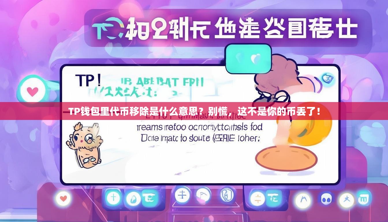 TP钱包里代币移除是什么意思？别慌，这不是你的币丢了！